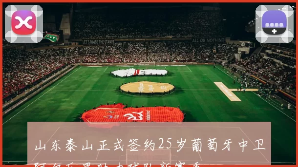 山东泰山正式签约25岁葡萄牙中卫阿尔瓦罗助力球队新赛季