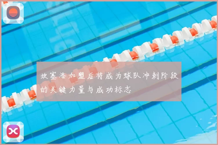 坎塞洛加盟后将成为球队冲刺阶段的关键力量与成功标志