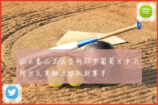 山东泰山正式签约25岁葡萄牙中卫阿尔瓦罗助力球队新赛季